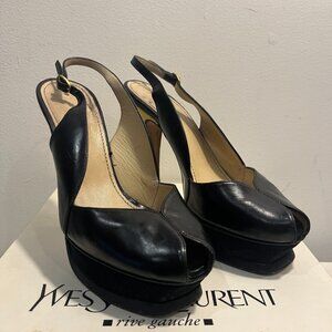 YSL Tribute platform sandals EU37.5